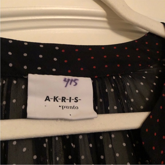 Akris Punto Polka Dot Silk Dress - Picture 5 of 9